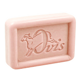 Ovis Schafmilchseife Rose-Lavendel, 100% Bio, für die tägliche Dusche, eckig, 100 g, verpackt
