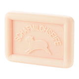 Ovis Schafmilchseife Rose, palmölfrei, 100% Bio, für die tägliche Dusche, eckig, 75 g - luterne.shop