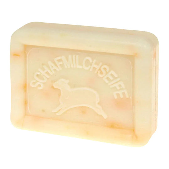 Ovis Schafmilchseife Papaya-Koriander, 100% Bio, für die tägliche Dusche, eckig, 100 g