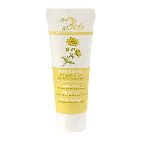 Arnika Gel, Ovis Schafmilchseife, 100% natürlich, mit Schafmilch & Arnika-Extrakt, 75 ml - luterne.shop