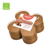 Duft-Maxilichter, Apple Cinnamon, True Scents, BOLSIUS, Ø60 mm, Brenndauer ca. 8h, 8 Stück pro Verpackung