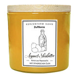 Duftkerze im Glas, Arganöl-Sheabutter, 100% pflanzliches Rapswachs, KERZENFARM HAHN, mit reinen ätherischen Ölen, Brenndauer ca. 17h - luterne.shop