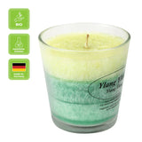 Duftkerze im Glas, Ylang Ylang, 100% pflanzliches Stearin, KERZENFARM HAHN, mit reinen ätherischen Ölen, Brenndauer ca. 24h - luterne.shop