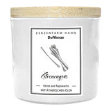 Duftkerze im Glas, Zitronengras, 100% pflanzliches Rapswachs, KERZENFARM HAHN, mit reinen ätherischen Ölen, Brenndauer ca. 17h - luterne.shop