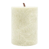 Stumpenkerze aus Stearin, Elfenbein, 50/65 mm, 100% pflanzlicher Wachs, KERZENFARM HAHN, Brenndauer ca. 15h - luterne.shop