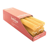 Stabkerzen Rustik, 23/270 mm, Honigwabengelb, BOLSIUS, Brenndauer ca. 13h, 9 Stück pro Verpackung - luterne.shop