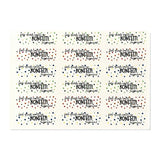 Kerzenfolie, Kerzentattoo "Konfetti XS", Farbig, DIN A5