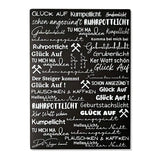 Kerzenfolie, Kerzentattoo "Ruhrpott", Weiß, DIN A4