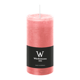 Marble Rustik Kerze Soft Pink, 120/58 mm, Wiedemann, 42h