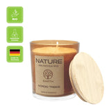 NATURE EARTH, Duftkerze im Glas, Nordic Trees, 100% NATURAL WAX, 85/70 mm, Brenndauer ca. 25h - luterne.shop