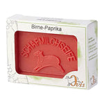 Ovis Schafmilchseife Birne-Paprika, 100% Bio, 100 g, verpackt