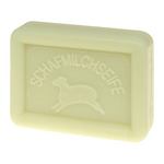Ovis Schafmilchseife Mojito Minze, 100% Bio, für die tägliche Dusche, eckig, 100 g