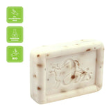 Ovis Schafmilchseife Olive-Weiß, 100% Bio, für die tägliche Dusche, eckig, 100 g, verpackt - luterne.shop