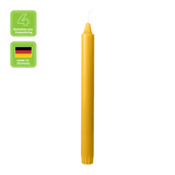 PURE NATURAL WAX Stabkerzen, Natur, WENZEL, 250/23 mm, Brenndauer ca. 10h, plastikfrei, 4 Stück