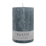 RUSTIC Kerze Anthrazit, 110x70 mm, WENZEL, 51h