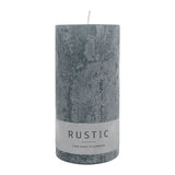 RUSTIC Kerze Anthrazit, 140/70 mm, WENZEL, 69h