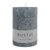 RUSTIC Kerze Anthrazit, 80/60 mm, WENZEL, 25h