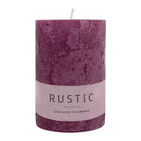 RUSTIC Kerze Erika, 80/60 mm, WENZEL, 25h