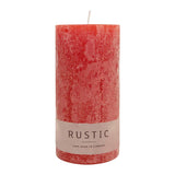 RUSTIC Kerze Rubin, 140/70 mm, WENZEL, 69h
