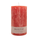 RUSTIC Kerze Rubin, 140/80 mm, WENZEL, 76h