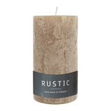 RUSTIC Kerze Sahara, 110x60 mm, WENZEL, 38h