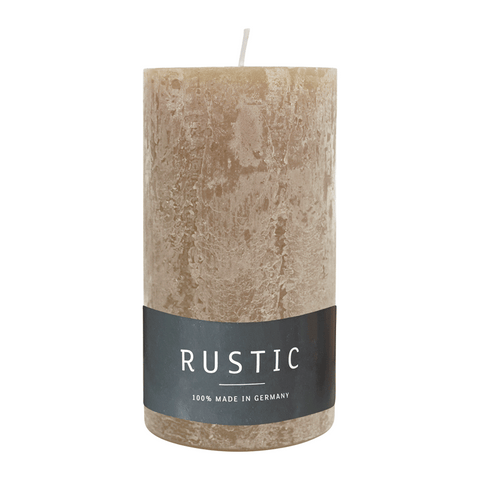 RUSTIC Kerze Sahara, 110x60 mm, WENZEL, 38h