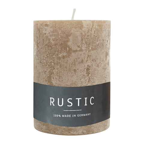 RUSTIC Kerze Sahara, 80x70 mm, WENZEL, 34h