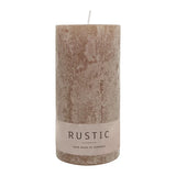 RUSTIC Kerze Stein, 140/70 mm, WENZEL, 69h