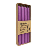 RUSTIC Stabkerzen Erika, 250/22 mm, WENZEL, 10h, 4 St.