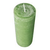 Wiedemann Rustik Stumpenkerze 160x68 mm in Aloe Vera – Rußarm, durchgefärbt & ideal für stilvolle Dekoration