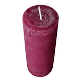 Wiedemann Rustik Stumpenkerze 160x68 mm in Berry – Rußarm, durchgefärbt & ideal für stilvolle Dekoration