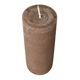 Wiedemann Rustik Stumpenkerze 160x68 mm in Cashmere – Rußarm, durchgefärbt & ideal für stilvolle Dekoration