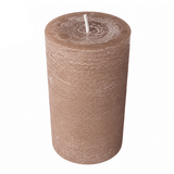 Wiedemann Rustik Stumpenkerze 190x100 mm in Cashmere – Rußarm, durchgefärbt & ideal für stilvolle Dekoration