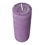 Wiedemann Rustik Stumpenkerze 160x68 mm in Mauve – Rußarm, durchgefärbt & ideal für stilvolle Dekoration