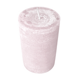 Wiedemann Rustik Stumpenkerze 90x58 mm in Rosé – Rußarm, durchgefärbt & ideal für stilvolle Dekoration