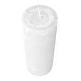 Wiedemann Rustik Stumpenkerze 160x68 mm in Weiß – Rußarm, durchgefärbt & ideal für stilvolle Dekoration