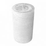 Wiedemann Rustik Stumpenkerze 190x100 mm in Weiß – Rußarm, durchgefärbt & ideal für stilvolle Dekoration