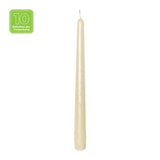 Spitzkerzen, Elfenbein, BOLSIUS, 24/245 mm, Brenndauer ca. 7,5h, 10 Stück pro Verpackung - luterne.shop