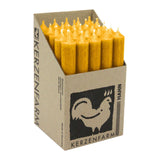 Stabkerzen Currygelb, 180/22 mm, KERZENFARM HAHN, Brenndauer 8h, 25 St.