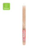 Stabkerzen Rustik, 23/270 mm, Nebeliges Rosa, BOLSIUS, Brenndauer ca. 13h, 9 Stück pro Verpackung - luterne.shop