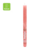 Stabkerzen Rustik, 23/270 mm, Rosa Blüte, BOLSIUS, Brenndauer ca. 13h, 9 Stück pro Verpackung - luterne.shop
