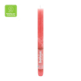 Stabkerzen Rustik, 23/270 mm, Zartes Rot, BOLSIUS, Brenndauer ca. 13h, 9 Stück pro Verpackung - luterne.shop