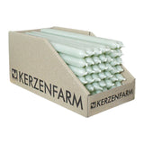 Stabkerzen Salbei, 180/13 mm, KERZENFARM HAHN, 2,5h, 49 St.