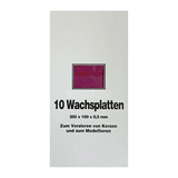 Wachsplatten Brombeer, Zengerle, 200 x 100 x 0,5 mm, 10 St.