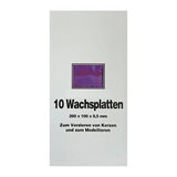Wachsplatten Flieder, Zengerle, 200 x 100 x 0,5 mm, 10 St.