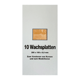 Wachsplatten Kamel, Zengerle, 200 x 100 x 0,5 mm, 10 St.