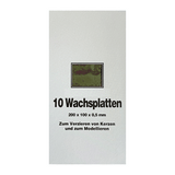 Wachsplatten Laubgrün, Zengerle, 200 x 100 x 0,5 mm, 10 St.