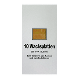 Wachsplatten Lindgrün, Zengerle, 200 x 100 x 0,5 mm, 10 St.