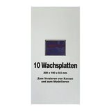Wachsplatten Nachtblau, Zengerle, 200 x 100 x 0,5 mm, 10 St.