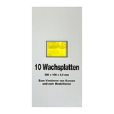 Wachsplatten Zitron, Zengerle, 200 x 100 x 0,5 mm, 10 St.
